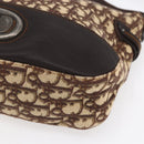 Christian Dior Trotter Canvas Shoulder Bag Brown Auth 153966V-14