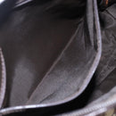 Christian Dior Trotter Canvas Shoulder Bag Brown Auth 153966V-22