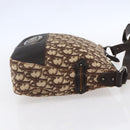Christian Dior Trotter Canvas Shoulder Bag Brown Auth 153966V-4