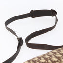 Christian Dior Trotter Canvas Shoulder Bag Brown Auth 153966V-8