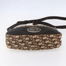 Christian Dior Trotter Canvas Shoulder Bag Brown Auth 153966V-5