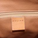 CELINE Macadam Canvas Hand Bag PVC 2way Beige Gold Auth 153970-20