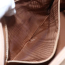 CELINE Macadam Canvas Hand Bag PVC 2way Beige Gold Auth 153970-24