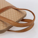 CELINE Macadam Canvas Hand Bag PVC 2way Beige Gold Auth 153970-7
