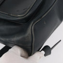 GUCCI Bamboo Backpack Leather Black Gold 003 58 0016 Auth 153971-16