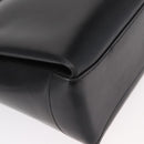 GUCCI Bamboo Hand Bag Leather 2way Black Gold Auth 153972-16