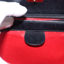 GUCCI Bamboo Hand Bag Leather 2way Black Gold Auth 153972-19