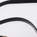 GUCCI Bamboo Hand Bag Leather 2way Black Gold Auth 153972-8