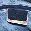 GUCCI GG Supreme Sherry Line Shoulder Bag PVC Navy Gold 904 02 063 Auth 153974-15