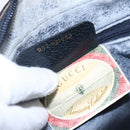 GUCCI GG Supreme Sherry Line Shoulder Bag PVC Navy Gold 904 02 063 Auth 153974-23