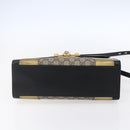 GUCCI GG Supreme Cat Head Hand Bag PVC 2way Beige Gold 476435 Auth 153975-5