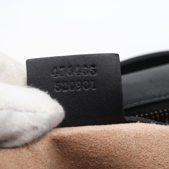 GUCCI GG Supreme Cat Head Hand Bag PVC 2way Beige Gold 476435 Auth 153975