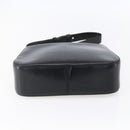 Salvatore Ferragamo Gancini Shoulder Bag Leather Black Gold Auth 153976-9