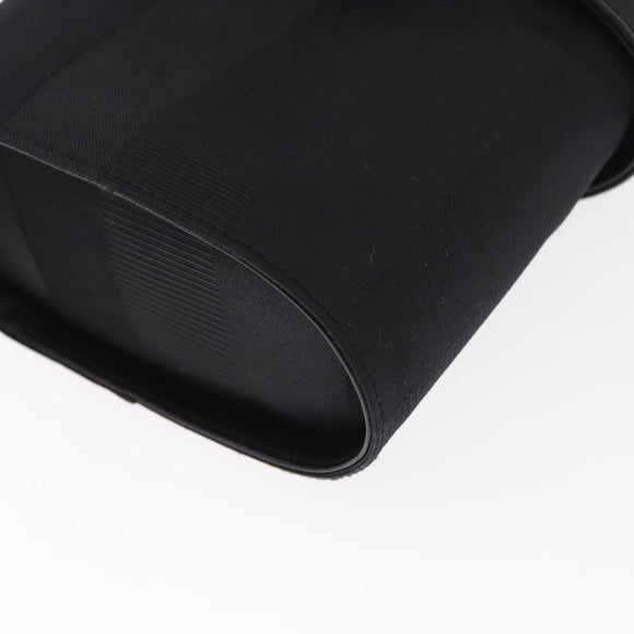 Salvatore Ferragamo Shoulder Bag Nylon Black Gold Auth 153979