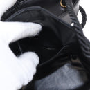 Salvatore Ferragamo Shoulder Bag Nylon Black Gold Auth 153979-22