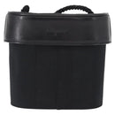 Salvatore Ferragamo Shoulder Bag Nylon Black Gold Auth 153979-3