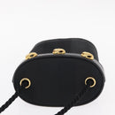Salvatore Ferragamo Shoulder Bag Nylon Black Gold Auth 153979-6