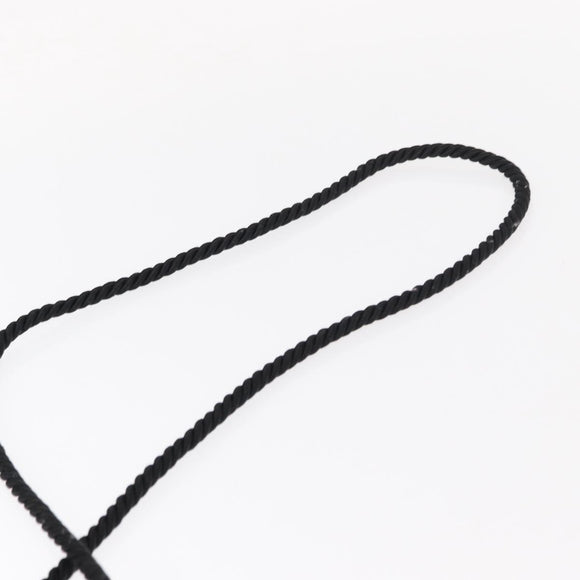 Salvatore Ferragamo Shoulder Bag Nylon Black Gold Auth 153979