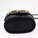 Salvatore Ferragamo Shoulder Bag Nylon Black Gold Auth 153979-9