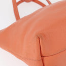 Salvatore Ferragamo Gancini Hand Bag Leather Pink Gold Auth 153980-9