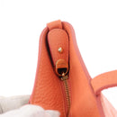 Salvatore Ferragamo Gancini Hand Bag Leather Pink Gold Auth 153980-10