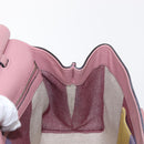 GUCCI Bamboo Daily Hand Bag Leather 2way Pink Silver 370831 Auth 153982-21