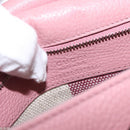 GUCCI Bamboo Daily Hand Bag Leather 2way Pink Silver 370831 Auth 153982-12