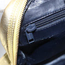 LOEWE Anagram Shoulder Bag Leather Gold Auth 153984-19