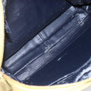 LOEWE Anagram Shoulder Bag Leather Gold Auth 153984-10