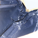 LOEWE Anagram Shoulder Bag Leather Gold Auth 153984-20