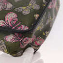 LOEWE Shoulder Bag Leather Green Auth 153985-15