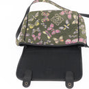 LOEWE Shoulder Bag Leather Green Auth 153985-10