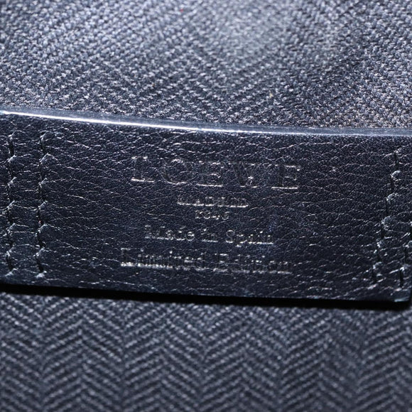 LOEWE Shoulder Bag Leather Green Auth 153985