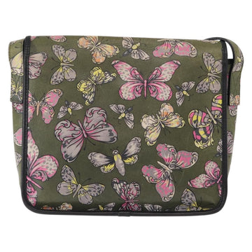 LOEWE Shoulder Bag Leather Green Auth 153985 - 0