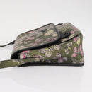 LOEWE Shoulder Bag Leather Green Auth 153985-4