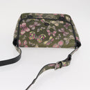 LOEWE Shoulder Bag Leather Green Auth 153985-6