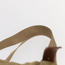 PRADA Backpack Nylon Beige Silver Auth 153987-12