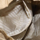 PRADA Backpack Nylon Beige Silver Auth 153987-26