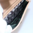 Christian Dior Trotter Canvas Hand Bag Brown Gold Auth 153990-23