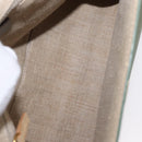 FENDI Silvana Hand Bag Leather 2way Green Gold Auth 153992-11