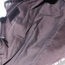 FENDI Zucchino Canvas Mamma Baguette Shoulder Bag Beige Brown Auth 153995-9