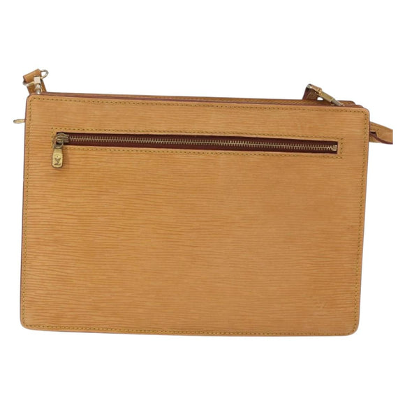 LOUIS VUITTON Epi Angian Shoulder Bag Beige M52116 LV Auth 153996