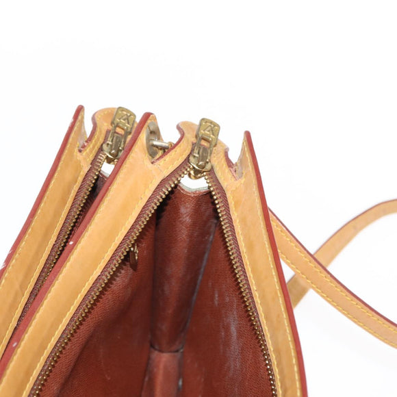 LOUIS VUITTON Epi Angian Shoulder Bag Beige M52116 LV Auth 153996