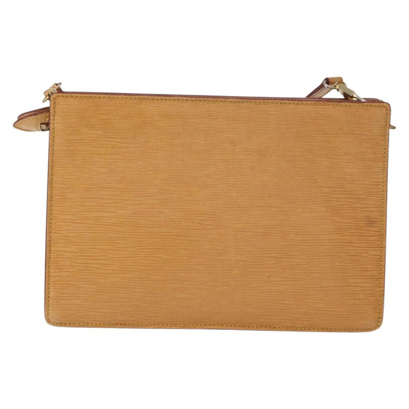 LOUIS VUITTON Epi Angian Shoulder Bag Beige M52116 LV Auth 153996