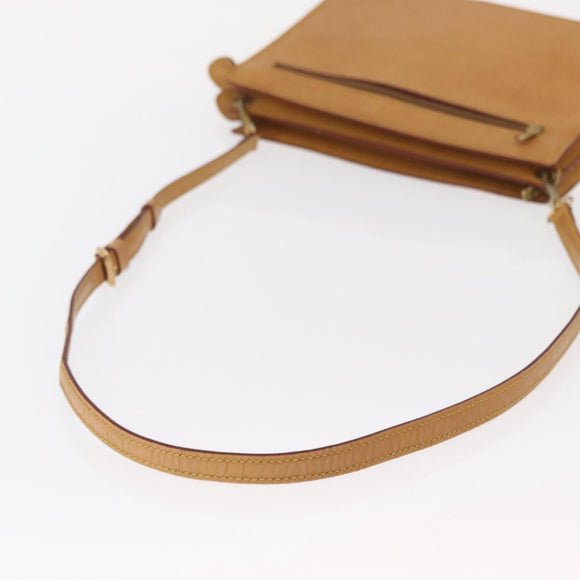 LOUIS VUITTON Epi Angian Shoulder Bag Beige M52116 LV Auth 153996