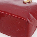 LOUIS VUITTON Monogram Vernis Reade PM Hand Bag Pomme D'amour M91990 Auth 153998-10