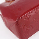LOUIS VUITTON Monogram Vernis Reade PM Hand Bag Pomme D'amour M91990 Auth 153998-13