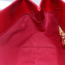 LOUIS VUITTON Monogram Vernis Reade PM Hand Bag Pomme D'amour M91990 Auth 153998-18