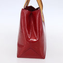 LOUIS VUITTON Monogram Vernis Reade PM Hand Bag Pomme D'amour M91990 Auth 153998-5