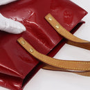 LOUIS VUITTON Monogram Vernis Reade PM Hand Bag Pomme D'amour M91990 Auth 153998-6
